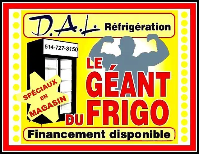 FRIGO 2 PORTES / NEUF 2950.00 5 ANS GARANTI , et encore plus in Other Business & Industrial in City of Montréal - Image 9