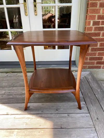 ***SOLD***STUNNING Large Mid Century Modern Teak / Walnut Table, View more