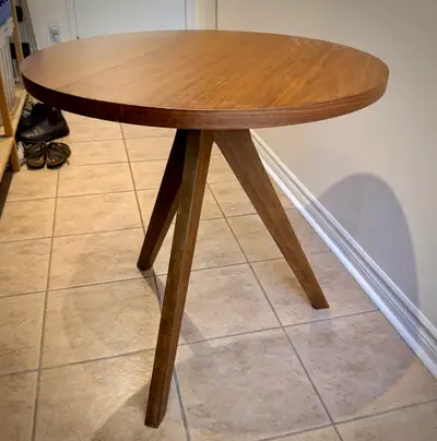 West Elm 30” Walnut Tripod Dining Table, View more