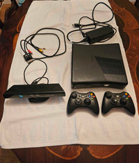Xbox 360 with Kinect and 21 games