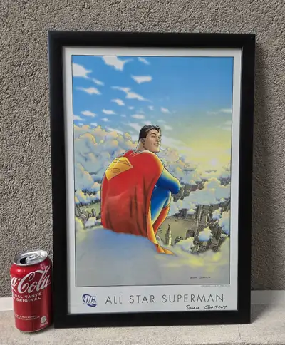 Frank Quitely Signed and Framed All Star Superman, View more