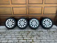 Ensemble mags et pneus d’hiver pour Volkswagen ou Audi 17 pouces