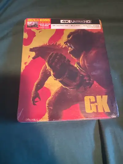 Godzilla vs Kong 4K UHD + Blu-ray Steelbook, View more