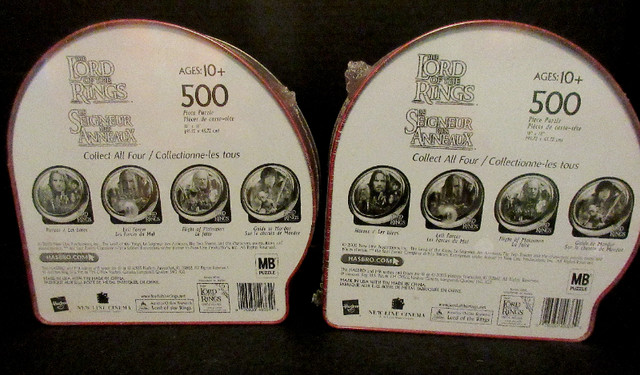 Lord of the Rings 500 Piece Puzzle in Collectible Tin x 2 (2003) in Toys & Games in Stratford - Image 2