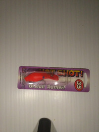 Luhr Jensen 35 Hot Shot (Rattle) Fluorescent Red