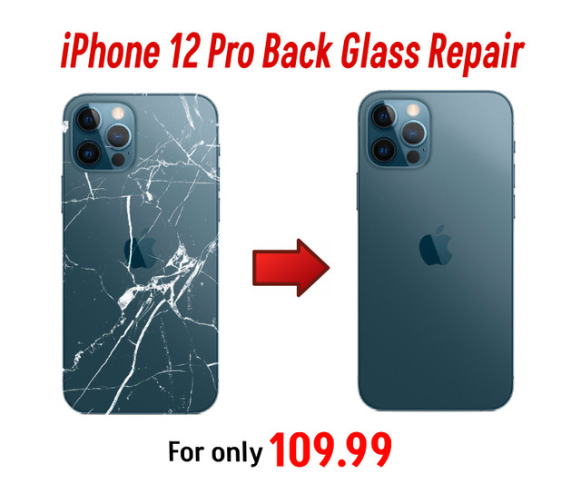 iPhone 12 Pro Back Glass Replacement Repair for only $109 in Cruiser, Commuter & Hybrid in Oshawa / Durham Region
