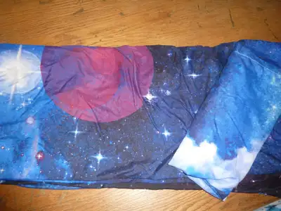 Housse de couette Galaxie pour lit jumeau et taie d'oreiller, View more