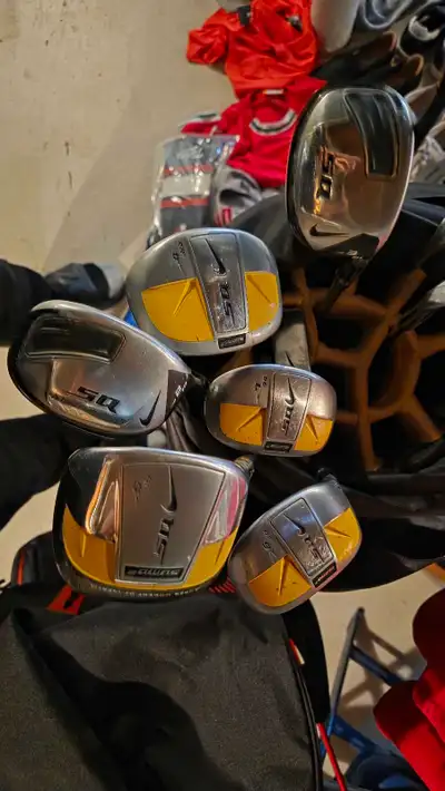 NIKE SQ Irons woods driver and putter with bag , View more