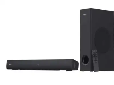 Sound Bar and sub woofer, View more