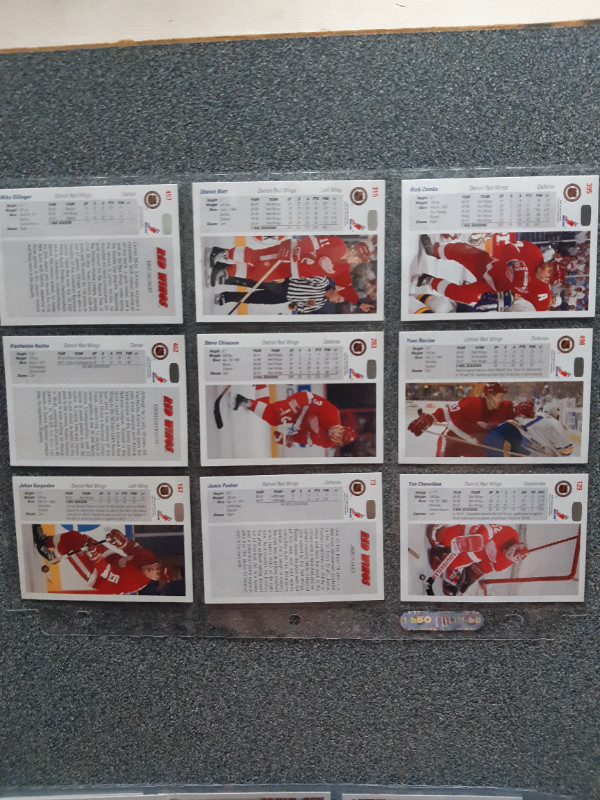 Carte de hockey Red Wings de Détroit Upper Deck 1991-1992 dans Art et objets de collection  à Lévis - Image 4