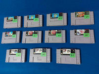 Super Nintendo Games! Prices in Description. $5-$50.