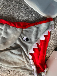 Kids shark tail blanket 