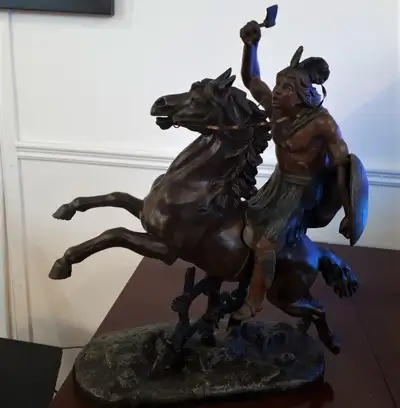 antique bronze  superbe circa de 1889 régule, View more