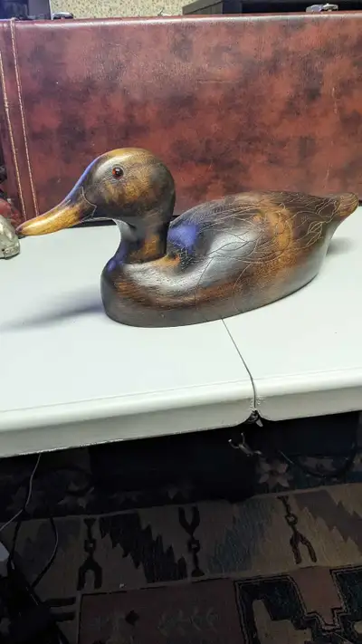Wooden Duck Decoy, View more