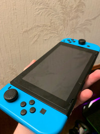Nintendo Switch original with case and adapter