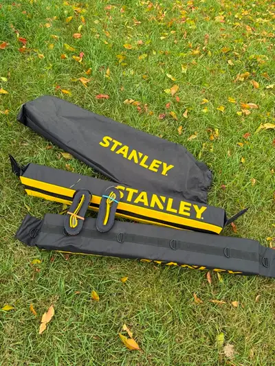 Stanley Universal Car Roof Rack Pad and Luggage Carrier System needs no tools to mount, soft roof ra...