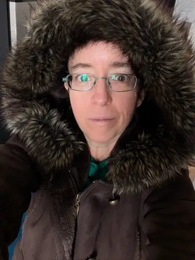 Manteau faux shearling Jessica brun/fake sheepskin brown coat, View more