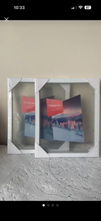 2 PICTURE FRAMES $2.00eachNEW(8"X10" each), View more