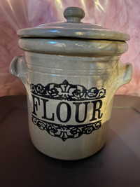 Vintage Moira Flour Jar