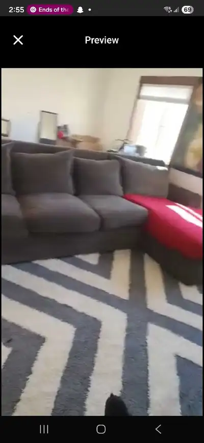 Luxury oversize couch down filled. moving , View more