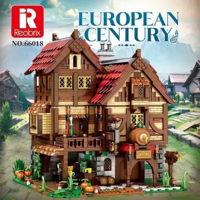 Reobrix 66018 Medieval Bistro Building Block Set 2831pcs, View more