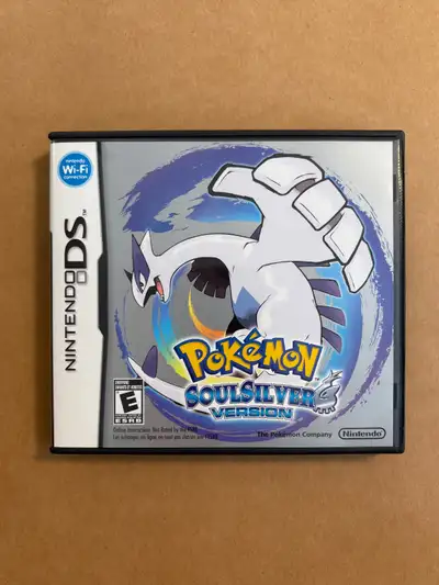 Pokémon SoulSilver, DS game in like new condition. Includes original manuals as pictured. Pokéwalker...