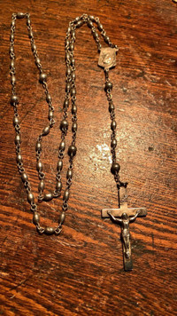 Chapelet rosary Rosaire tout en argent