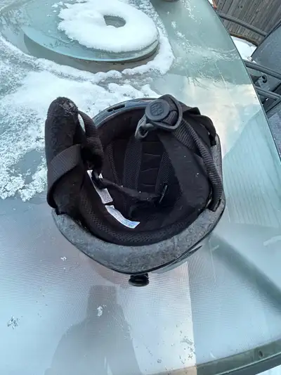 Ski helmet & goggles, View more
