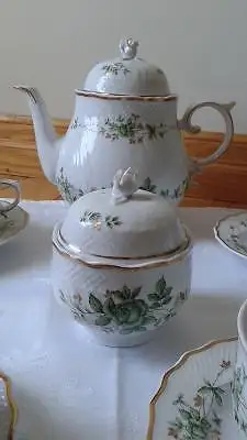 Exclusive Hungary Hollóháza 17 piece fine porcelain set62863271550339124