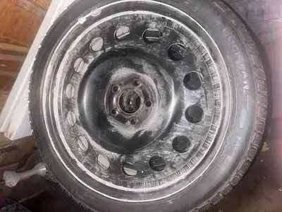 Tiger Paw winter tires on rims (steel?) 235/40R19 92T M+S DOT 110 18LK1U They were on a 2019 Honda A...