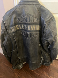Manteau de moto en cuir Harley Davidson