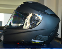 HJC RPHA 70 ST Helmet with a Sena 10R communicator
