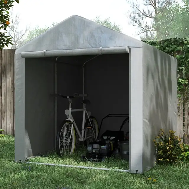 Portable Bicycle Shed with Galvanized Steel Frame and Large Door in Outdoor Tools & Storage in Markham / York Region - Image 8
