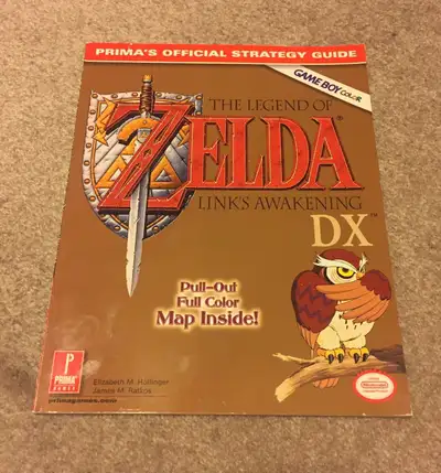 Prima's Official Strategy Guide The Legend of Zelda Link's Awakening DX complete with Map. In like n...