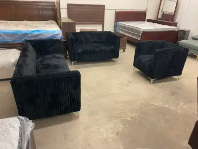 New Sofa, Love seat & Chair, View more