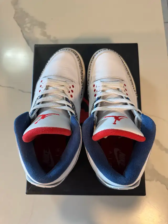 Air Jordan 3 True Blue - Size 9.5M in Men's Shoes in City of Toronto - Image 7
