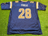 Vintage Reebok Marshall Faulk St. Louis Rams NFL Football Jersey
