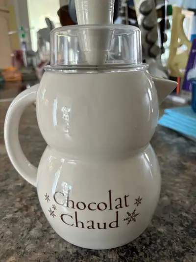 Hot Chocolate Pot With Frother, View more