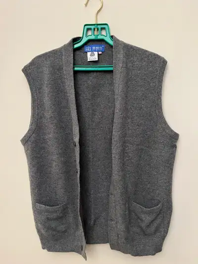 Men's Grey Knitted Vest, View more