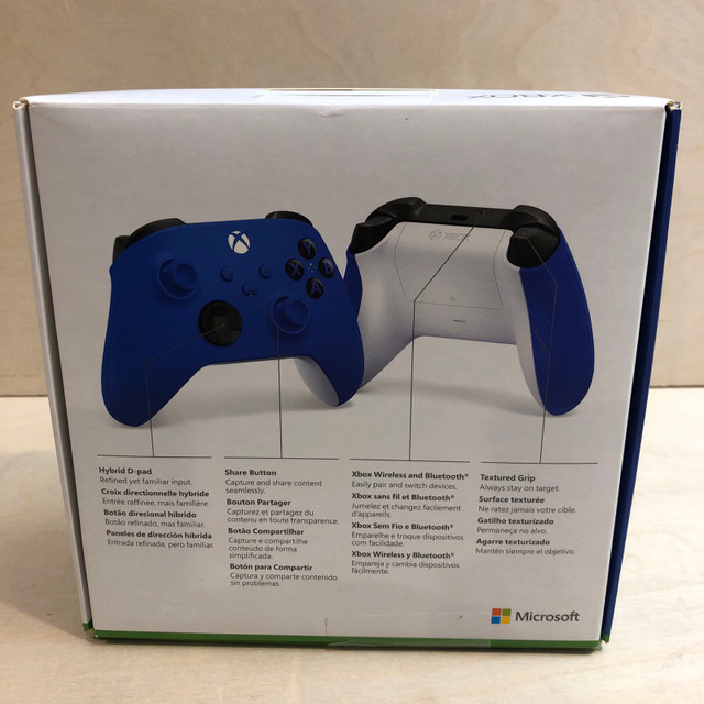 Microsoft Wireless Controller for Xbox Series X|S One Shock Blue in Xbox Series X & S in Ottawa - Image 2