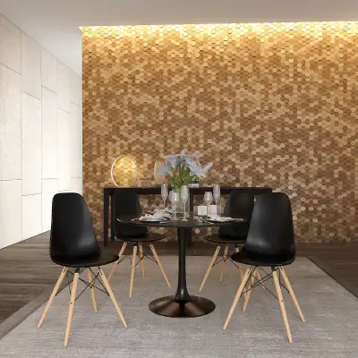 Black Eiffel style dining chair | Each $39 | Delivery Available, View more