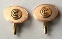 Vintage matching cufflinks The Continental Can Company Wpg.