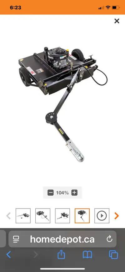 44 inch cut Swisher / tow behind trail cutter / Busch hog, View more