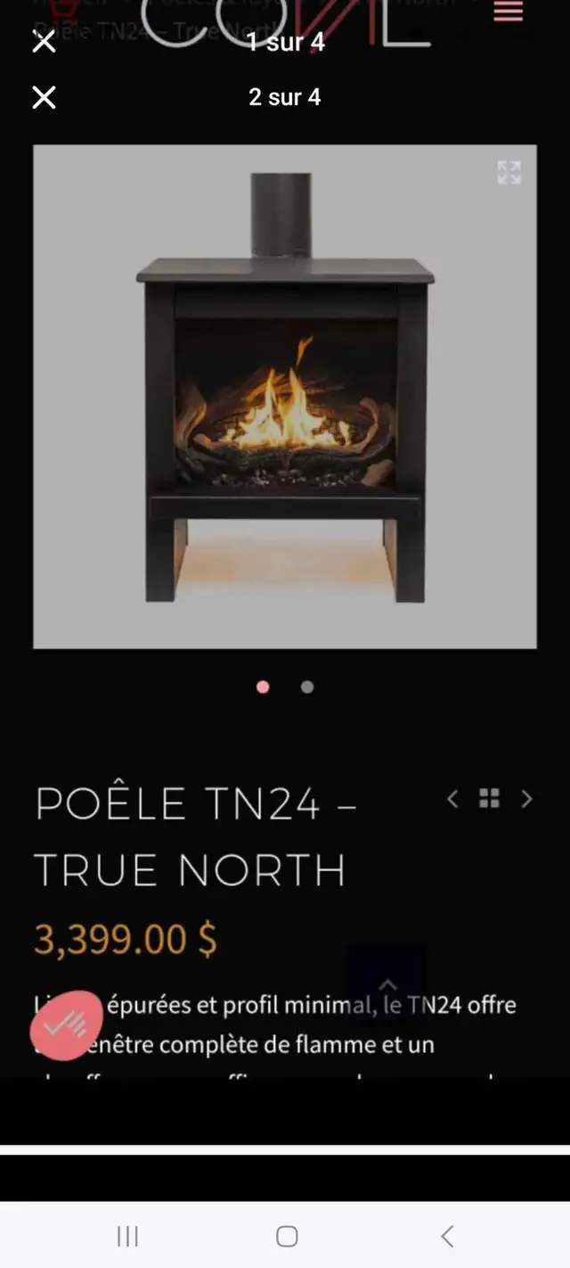 Poêle au propane tn24 true north in Stoves, Ovens & Ranges in Baie-Comeau - Image 2