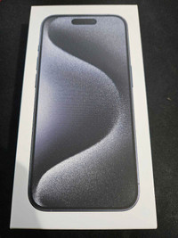 Sealed BNIB Apple iPhone 15 Pro - Titanium Blue