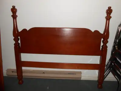 Double bed solid maple frame length 81" width58", View more