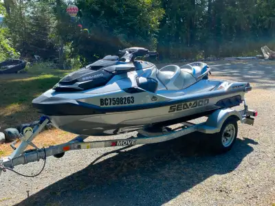 2021 Seadoo/BRP GTX 300 … tow bar with sound system, full-color panoramic LCD display AND REVERSE FL...