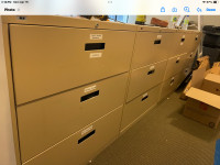 Filing cabinets with locks