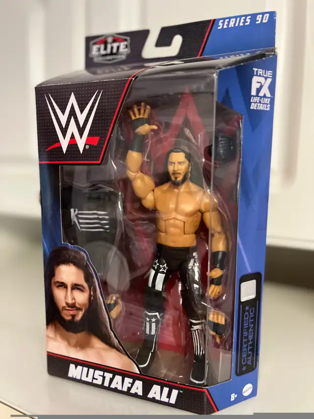 MUSTAFA ALI - WWE Mattel Elite Series 90 Wrestling Action Figure in Toys & Games in Hamilton - Image 6