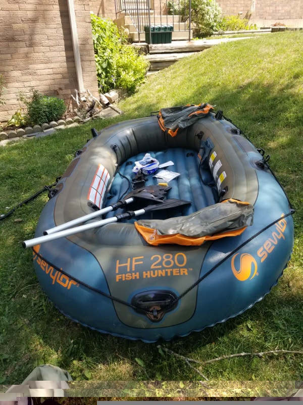 Sevylor inflatable fishing boat HF280 Powerboats & Motorboats